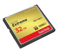 SanDisk Carte mémoire Extreme Compact Flash 32 Go 120 Mo/sec G