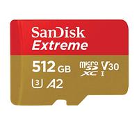 SanDisk 512 GB MicroSDXC Extreme 190MB/130MB Card Only - Extended Capacity SD (MicroSDHC)