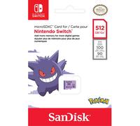 SanDisk 512Gb Nintendo Switch Micro Sd Pokemon Gengar Taille unique Unisex