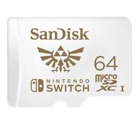 SanDisk 64 Go Zelda microSDXC Carte pour Nintendo Switch, Produit sous licence Nintendo, jusqu'à 100 MB/s UHS-I Class 10 U3