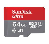 SanDisk Adaptateur Ultra microSDXC 64 Go 140 Mo/s + SD