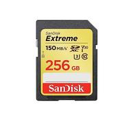 Carte mémoire - SanDisk - Extreme PLUS - 256GB - SDXC - 190 Mo/s lecture - 130 Mo/s écriture