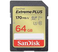 Sandisk extreme plus - carte mémoire flash - 64 go - sdxc uhs-i