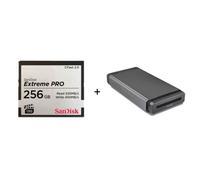 SanDisk Carte CFast 2.0 Extreme Pro - 256Go + Professional Pro-Reader CFast bundle