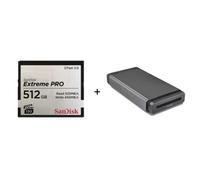 SanDisk Carte CFast 2.0 Extreme Pro - 512Go + Professional Pro-Reader CFast bundle