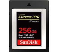 Carte Extreme Pro SanDisk CFexpress type B 256 Go E