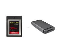 Sandisk Carte CFexpress Type B Extreme Pro - 128Go + Professional Pro-Reader CFexpress bundle