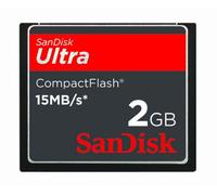 SanDisk Carte CompactFlash (CF) Ultra II 60x Carte Mémoire Flash 2 Go
