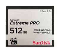 Carte mémoire Extreme Pro CompactFlash CFast 2.0 512 Go - SANDISK - VPG-130