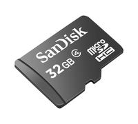 SanDisk - Carte mémoire flash - 32 Go - Class 4 - micro SDHC - noir