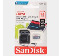 SanDisk Carte mémoire Micro SDXC Ultra 64 Go 120 Mo/s UHS-I A1 U1 Classe 10