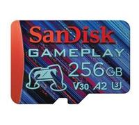 SanDisk Carte Mémoire micro sdxc A2 256Go V30 U3 GamePlay microSDXC Pour Mobile Console Gaming jeux jusqu'à 190MB/s G