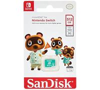 SanDisk - Carte mémoire microSDXC UHS-I 512 Go Edition Animal Crossing Leaf pour Nintendo Switch, Switch Lite et Switch