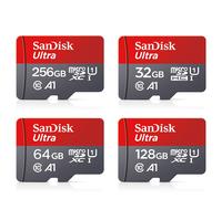 Sandisk-Carte mémoire originale 256 Go 128 Go 64 Go 32 Go TF carte micro sd classe 10 UHS-1 carte mémoire flash Microsd pour Smartphone PC