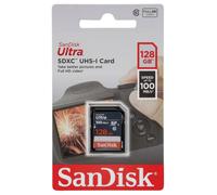 SANDISK 128 Go 100 Mo/s - Carte Mémoire SD SDXC Ultra Lite UHS-I U1 CLASSE 10