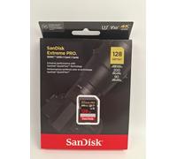 SANDISK Carte Mémoire SDXC Extreme PRO 128 Go UHS-I, Classe 10, U3, V30 Original
