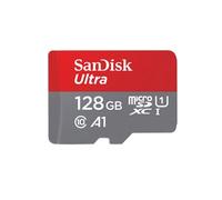 SanDisk - Carte mémoire Ultra Android microSDXC 128GB + SD Adapter + Memory Zone App 100MB/s A1 Class 10 UHS-I
