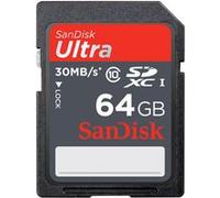 SanDisk Carte mémoire Ultra SDXC 64 Go Class10 - 30 Mo/s UHS-I G