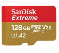 SanDisk Carte mémoire flash microSDXC Extreme 128 Go UHS-I