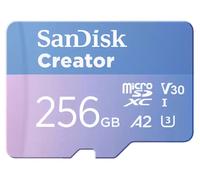 SanDisk Carte microSD Creator Extreme 256 Go UHS-I 190 Mo/s Classe 10