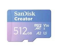 SanDisk Creator MicroSD Card - 512GB - SDSQXAV-512G-GN6MS