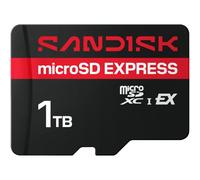 SANDISK Carte microSD Express 1 to - Fonctionne avec Nintendo Switch 2, jusqu'à 880 Mo/s en Lecture, jusqu'à 800 Mo/s en écriture, 745 Mo/s en écriture Durable, U3, C10 - SDSQXF8-1T00-GNCNN