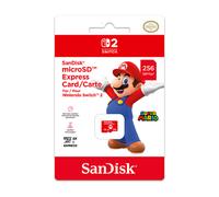 Carte mémoire Micro SD Express 256Go Sandisk pour Nintendo Switch 2