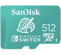 Carte mémoire microSDXC SanDisk pour Nintendo Switch 512 Go Vert et blanc F