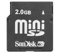SanDisk Carte Mini Secure Digital (Mini SD) Carte Mémoire Flash 2 Go