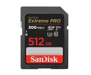 Sandisk carte SD Extreme Pro 512Go UHS-II 300MB/s V90