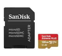 Carte Micro SD SANDISK 128GO microSD Extreme Plus + Adaptateur