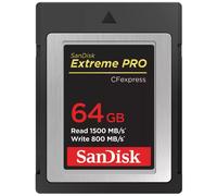Carte SanDisk Extreme PRO CFexpress Type B - SANDISK - 64 Go - Jusqu'à 1 700 Mo/s - Pour vidéos en 4K RAW