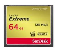 SanDisk Carte CompactFlash Extreme – 120Mb/S lecture, 85Mb/S écriture – 64Gb