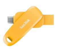 SanDisk Clé USB 256 Go pour Android, la clé USB 2 en 1 pour Smartphones, tablettes et Ordinateurs, avec connecteurs USB de Type C et de Type A, Jonquille Jaune, SDDDC6-256G-G46YD