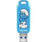 SanDisk Clé USB 64 Go Schtroumpfs édition Brainy Schtroumpf - Jusqu'à 130 Mo/s, USB Type-A, pour consoles de jeu et ordinateurs - SDCZIS-064G-G46