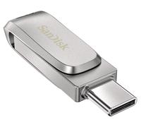 SanDisk Ultra Dual Drive Luxe USB Type-C - 512GB Portable Hard Drive, Silver - SDDDC4-512G-G46