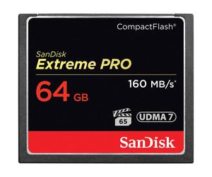 SanDisk - CompactFlash 64 Go Extreme Pro 1060x (160 Mb/s)