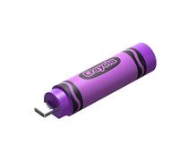 SANDISK Crayola Clé USB-C 128 to (jusqu'à a 300 Mo/s, USB 3.2, USB Type-C, l’Application SANDISK, pour Smartphone, Tablette et Ordinateur Compatible USB-C) Vivid Violet