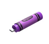 SanDisk Crayola USB-C Flash Drive - Vivid Violet, 256GB - SDCZIC-256G-G46V
