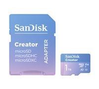 SanDisk Creator - carte mémoire flash - 1 To - microSDXC UHS-I