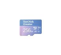 SanDisk Carte microSD Creator Extreme 256 Go UHS-I 190 Mo/s Classe 10