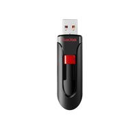 SanDisk Cruzer Glide, 32 Go, USB Type-A, 2.0, Slide, 6,8 g, Noir, Rouge SDCZ60-032G-B35