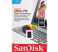 SanDisk SDCZ430-032G-G46, Ultra Fit 32Go Clé USB 3.1 allant jusqu'à 130Mo/s, Noir