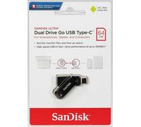 SANDISK Disque USB double Go Ultra 64 Go, USB-C et USB 3.1