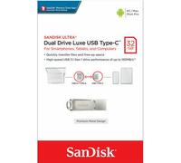 SanDisk Dual Drive Luxe 32Gb 64Gb 128Gb 256Gb 512Gb Lecteurs flash USB TYPE-C FR