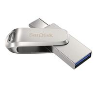 SanDisk Ultra Dual Drive Luxe USB Type-C - 512GB Portable Hard Drive, Silver - SDDDC4-512G-G46