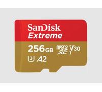 Carte mémoire SanDisk Extreme microSDXC UHS-I 256 Go + adaptateur