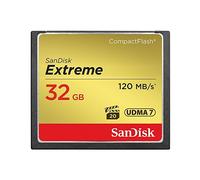 Carte mémoire Compact Flash SANDISK Extrême Classe 10 (120Mo/s 800x) 32 GB