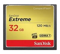 Sandisk extreme carte mémoire compactflash udma7 32 go avec une vitesse de lecture allant jusqu'à 120 mo/s (sdcfxsb-032g-ffp) G