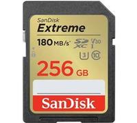 SanDisk Extreme - Carte mémoire flash - 256 Go - Video Class V30 / UHS-I U3 / Class10 - SDHC UHS-I G